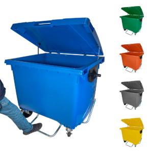 Contenedor con pedal de 1100 litros