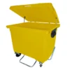 Contenedor con pedal de 1100 litros - Amarillo